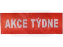 Banner AKCE TYDNE 68x23cmm