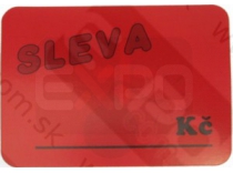 Visačky 105x74mm 'SLEVA'