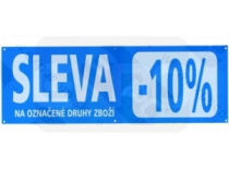 Banner 68x23cm, 'SLEVA -10%'