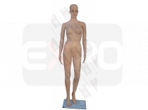 Dámská figurína tělové barvy s parukou