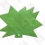 Visačky 'Ježek' 120x88 zelena