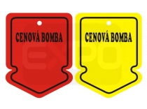 Visačky šipka 'CENOVÁ BOMBA'