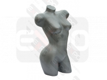 figurína Torzo 3/4 těla dámské, šedé