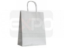 Papírová taška bílá 21,5 x 14 cm