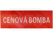 Banner 'CENOVA BOMBA' 68x23cm