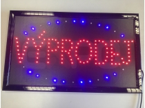 Informační display s LED diodami 'VÝPRODEJ'