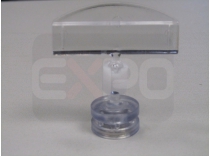 Akrylový magnet průhledný s držákem na cenovky