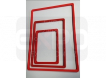 Plastový rámeček A3, červený