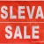 Banner 'SLEVA/SALE' 68x48cm, červený